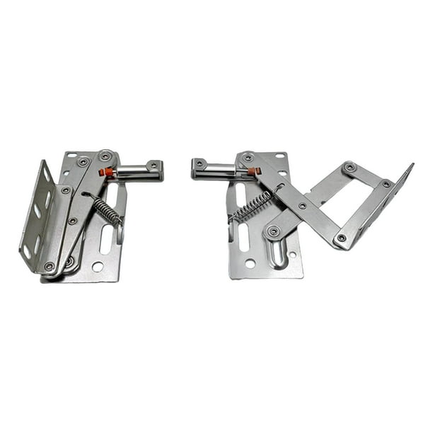 2 bisagras para inclinar el estante hacia afuera, soporte para puerta plegable, bisagra amortiguadora de puerta estable que se pliega para