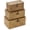 S+M+L, variant on 3 Pack Wicker Baskets with Lids, Nautral Seagrass Storage Baskets, Woven Rectangular Basket Bins, Rattan Storage Organizer for Shelf