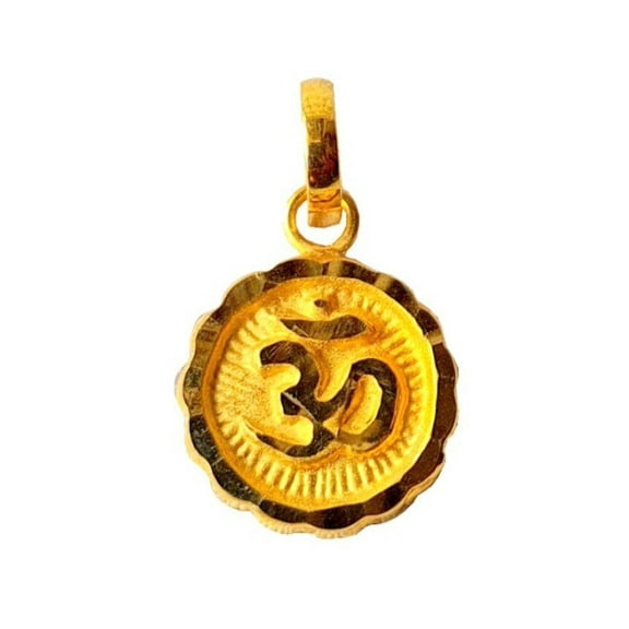 22K/18K Real Certified Fine Yellow Gold Classy Mens Pendant