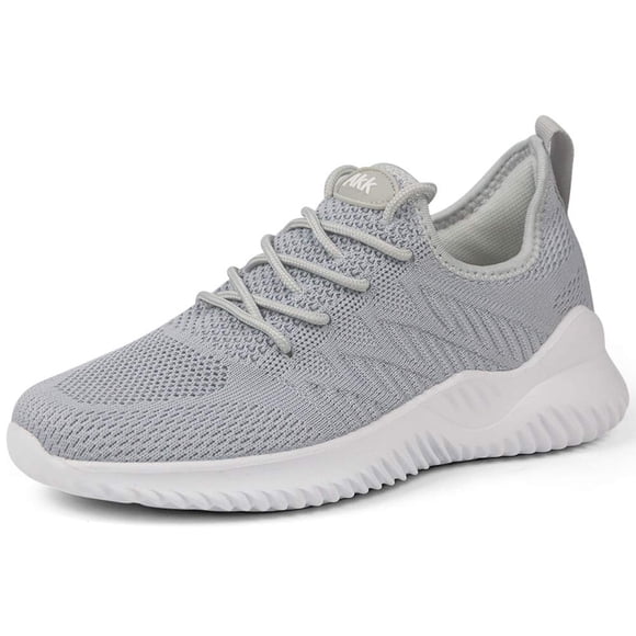 Zapatillas deportivas Akk Ladies Walking para mujer, color gris, talla 8.5