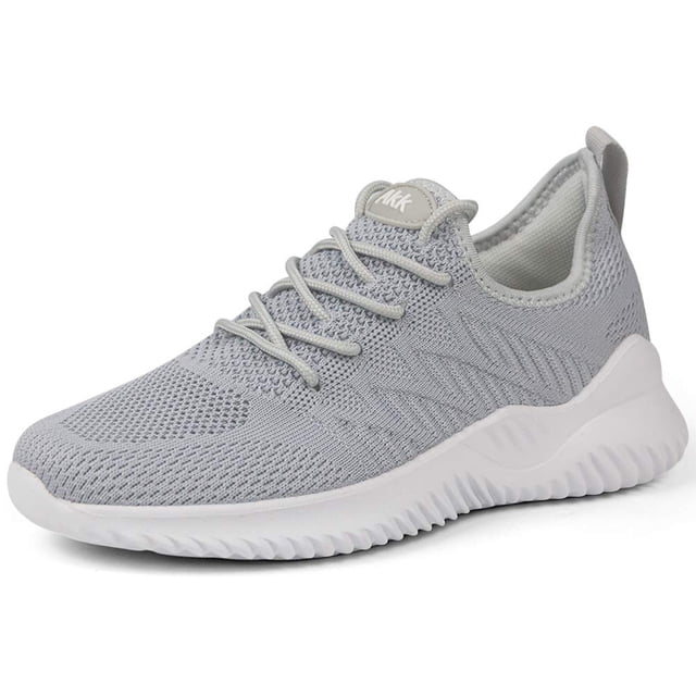 Zapatillas deportivas Akk Ladies Walking para mujer, color gris, talla 8.5