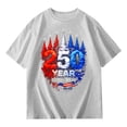 thumbnail image 3 of Tiijoy America 250 T-Shirt for Girls Short Sleeve Graphic Tee Summer T Shirt, Sizes 3-14, 3 of 3