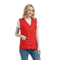 thumbnail image 6 of TOPTIE Adult Volunteer Activity Vest Supermarket Uniform Vests Clerk Workwear-Red-M, 6 of 9