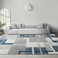 thumbnail image 3 of Gertmenian Ethan Abstract Geo Modern Geometric Blue Indoor Area Rug, 9x13, 3 of 7