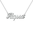 thumbnail image 1 of Personalized Name Necklace Layering Set with Paper Clip Chain, 1 of 9