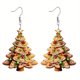 thumbnail image 2 of Christmas Cookies Christmas Tree Earrings Christmas Holiday Ornaments, 2 of 6