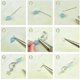 thumbnail image 4 of 1 caja DIY de 10 pares de dijes de alas de mariposa, kit para hacer aretes con dijes de hadas, tela de organza, dijes de mariposas e insectos, 4 of 9