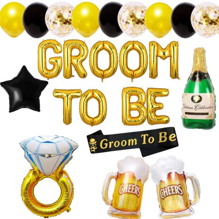 Groom's Night Out Party Essentials: Sashes, Balloons, and Decorations for the Ultimate Bachelor Bash, Stag Do, or Pre-Wedding Celebration for the Future Mr.