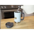 thumbnail image 4 of MIRA 14oz Coffee Mug with Handle & Screw on Lid, Stainless Steel Vacuum Insulated Tumbler, Pearl, 4 of 8
