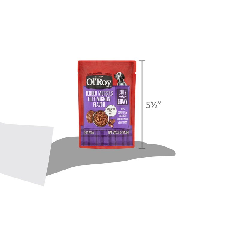 Ol Roy Wet Dog Food Pouches