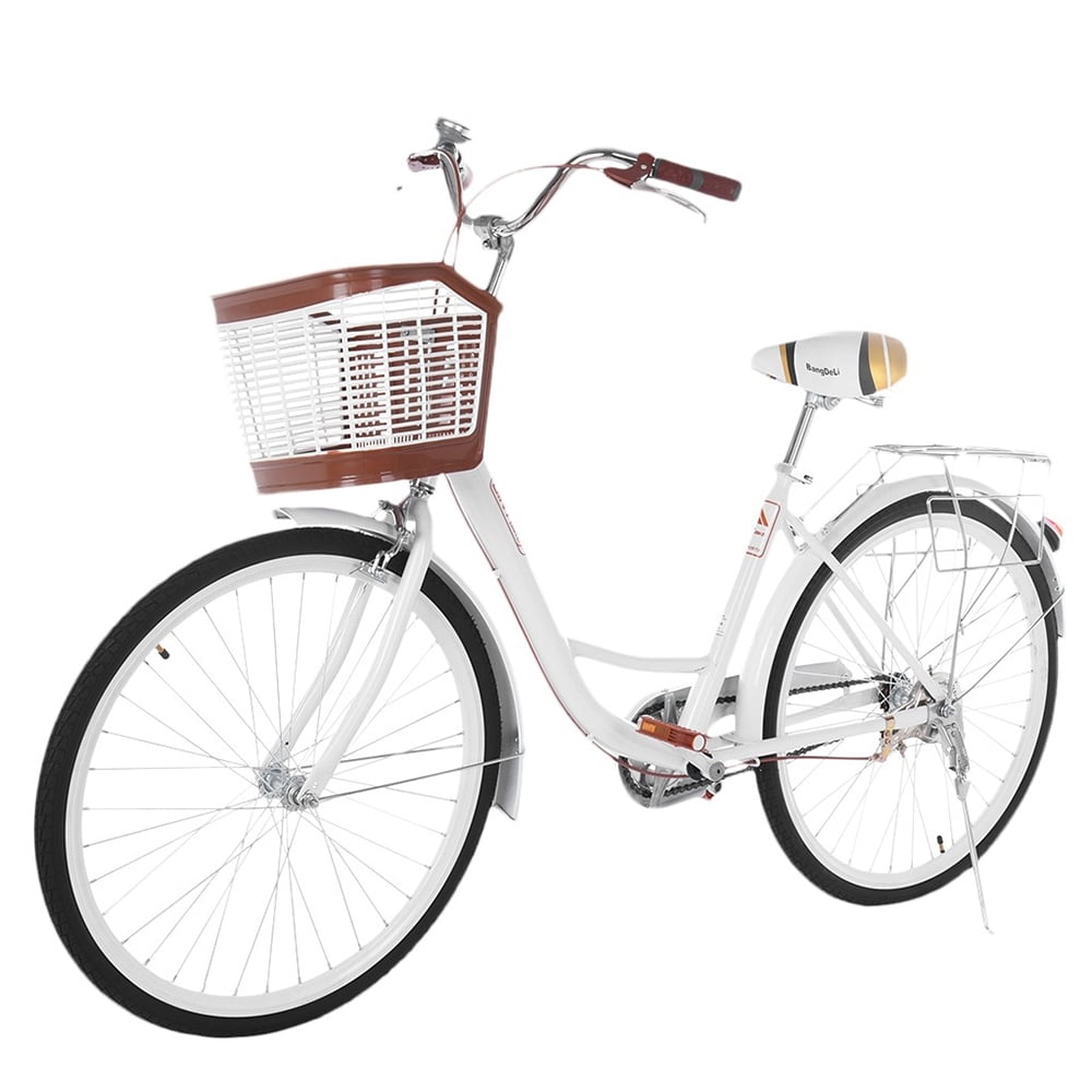 womens retro bike with basket