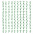 thumbnail image 2 of 100Pcs Paper Clips Cute Fun Metal Clamps Light Bulb Shaped Bookmarks Anti Slip For Document File Office School Supplies, 2 of 8