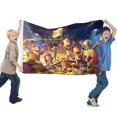 thumbnail image 2 of Max y los Caballeros Bandera impresa con temática, regalo perfecto para fanáticos, amigos y familiares, y adecuada para actividades al aire libre e interiores, decoraciones de fiesta. 60*90CM, 2 of 6