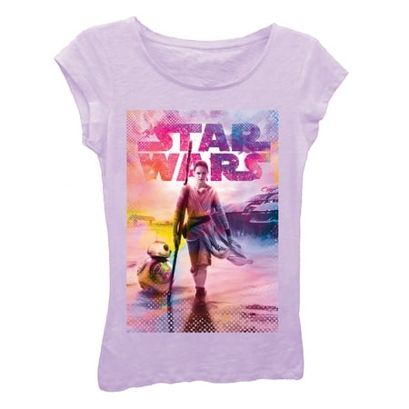 Girls' Star Wars Rey and BB-8 T-Shirt