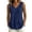Navy, variant on Jamicy Summer Blouses for Women Short Sleeve Loose T Shirt High Low Hem Babydoll Peplum Tops Layered Trendy Blouses