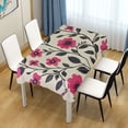 thumbnail image 3 of Yayeee Tablecloths for Rectangular Tables 60 x 60 inch Party Table Cover, Pink Flowers, 3 of 6