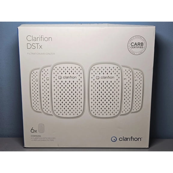 Clarifion DSTx Filtration Air Ionizer (6 Pack) Carb Certified - New