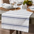 thumbnail image 3 of Camino de Mesa DII Zig Dobby Algodón 36x183 cm Azul Francés, 3 of 7