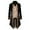 a-Black493150, variant on Men's Coat Autumn Winter Velvet Long Sleeve Tailcoat With Brocade Trim Vest Accent Ornate Retro Style Dramatic Coat For Themed Events Elegant Formal Activities Cozy Outerwear