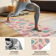 thumbnail image 4 of Princess Dress Castle Pattern Hot Yoga Mat Towel Non Slip for Hot Yoga - Quick-Drying Yoga Mat Cover with 4 Corner Pockets with Travel Bag - Hot Yoga Towel Non Slip 70"x26", 4 of 6
