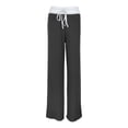 thumbnail image 2 of Pantalones de cómodos y suaves para mujer, informales, de cintura alta, para interiores, lisos, elásticos para yoga XXXL Yuyangstore pantalones de pijama de mujer, 2 of 8