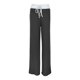 thumbnail image 2 of Pantalones de cómodos elástico mujer, estilo casual, acampanado, pierna ancha, yoga, liso, para mujer, transpirables, cómodos, pantalones Negro Soledad pantalones de pijama para mujer, 2 of 10