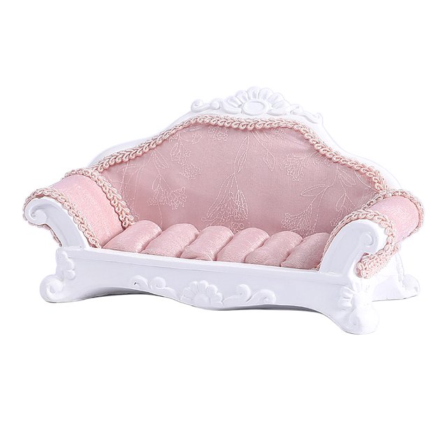 Soporte Organizador de Joyería Sunnimix Diseño de sofá rosa Exhibición del anillo