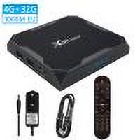 9.0 Smart TV Box 8k HD Media Player 2.4G/5G Dual Set Top 4GB 32GB Con Control Remoto