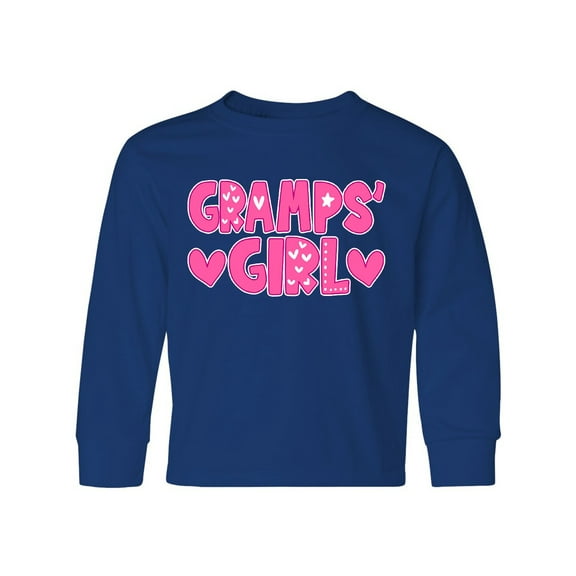 Inktastic Gramps' Girl Granddaughter gift Long Sleeve Youth T-Shirt