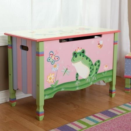 Teamson Design Magic Garden Toy Box with Rocking Chair