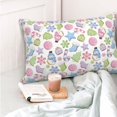 thumbnail image 4 of Fotbe Pastel Christmas Cookies Funda de Almohada Decorativa Estilo Occidental, Lujo en Algodón, Fundas para Almohadas King, Cojín Estampado para Decoración del Hogar-14"x20", 4 of 6