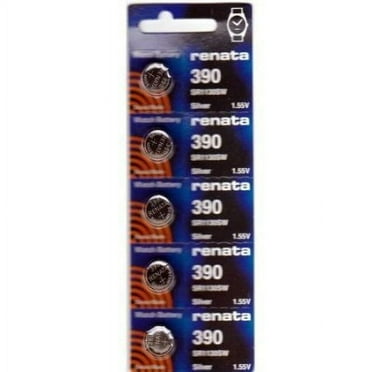 Renata Watch Batteries 390 SR1130SW(5 Batteries)