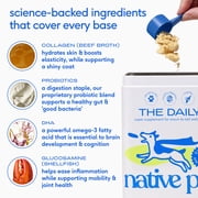Native Pet The Daily 11-in-1 Dog Supplement for Overall Wellness with Vitamins, Glucosamine & Collagen, 9.25oz