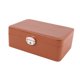 thumbnail image 2 of Caja de joyería Caja de exhibición Viajes Soporte de joyería portátil decorativa para collares para pernos de orejas Novias Mujeres Maillard Brown, 2 of 9