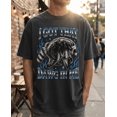 thumbnail image 4 of I Got That Dawg In Me Raccoon Bootleg 90s Blue Flame Comfort Colors T-Shirt for Men, 4 of 5