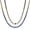 Multi-Color 19.69 Inches, variant on Pure Titanium Necklace for Men 3mm Square Rolo Chain, Durable Skin Friendly Solid Titanium Round Link Box Chain for Women Gift