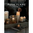 thumbnail image 2 of Raz Imports 3.5"X7" Push Flame Ivory Pillar Candle, 2 of 3