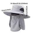 thumbnail image 3 of Tong Chapeau de Soleil Détachable pour le Visage Chapeau de Soleil pour le Cou Chapeau d'Extérieur Léger et Respirant Chapeau de Soleil Convenant à la Randonnée, 3 of 6