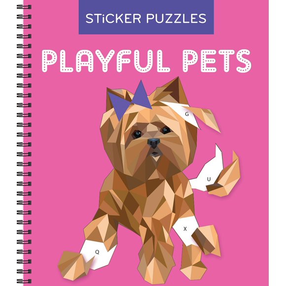 Sticker Puzzles: Playful Pets  SPIRAL-BOUND 2019 by New Seasons, Publications International Ltd