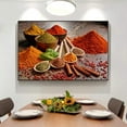 thumbnail image 2 of Moyic Lienzo impermeable arte comida realista cocina decoración de pared cocina lienzo pintura pared arte comida Decoración del hogar, 2 of 6