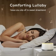 Dreamegg White Noise Sound Machine for Baby Adult Sleep with Night Light for Kids Bedroom