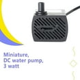 thumbnail image 2 of Speravity Bomba de agua sumergible de 3W, accesorios para fuentes resistentes al desgaste, bombas de riego, Kit portátil duradero para peces acuáticos y Herramientas eléctricas Tipo 1 Speravity TO010291-01, 2 of 6