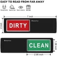 thumbnail image 2 of KitchenTour Clean Dirty Magnet for Dishwasher Upgrade Super Strong Magnet - Easy to Read Non-Scratch Magnetic Silver Indicator Sign with Clear, Bold & Colored Text, 2 of 6