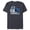 Navy Heather, variant on The Phantom Menace 25th Anniversary Droid R2-D2- Short Sleeve Blended T-Shirt for Adults - Customized-Black