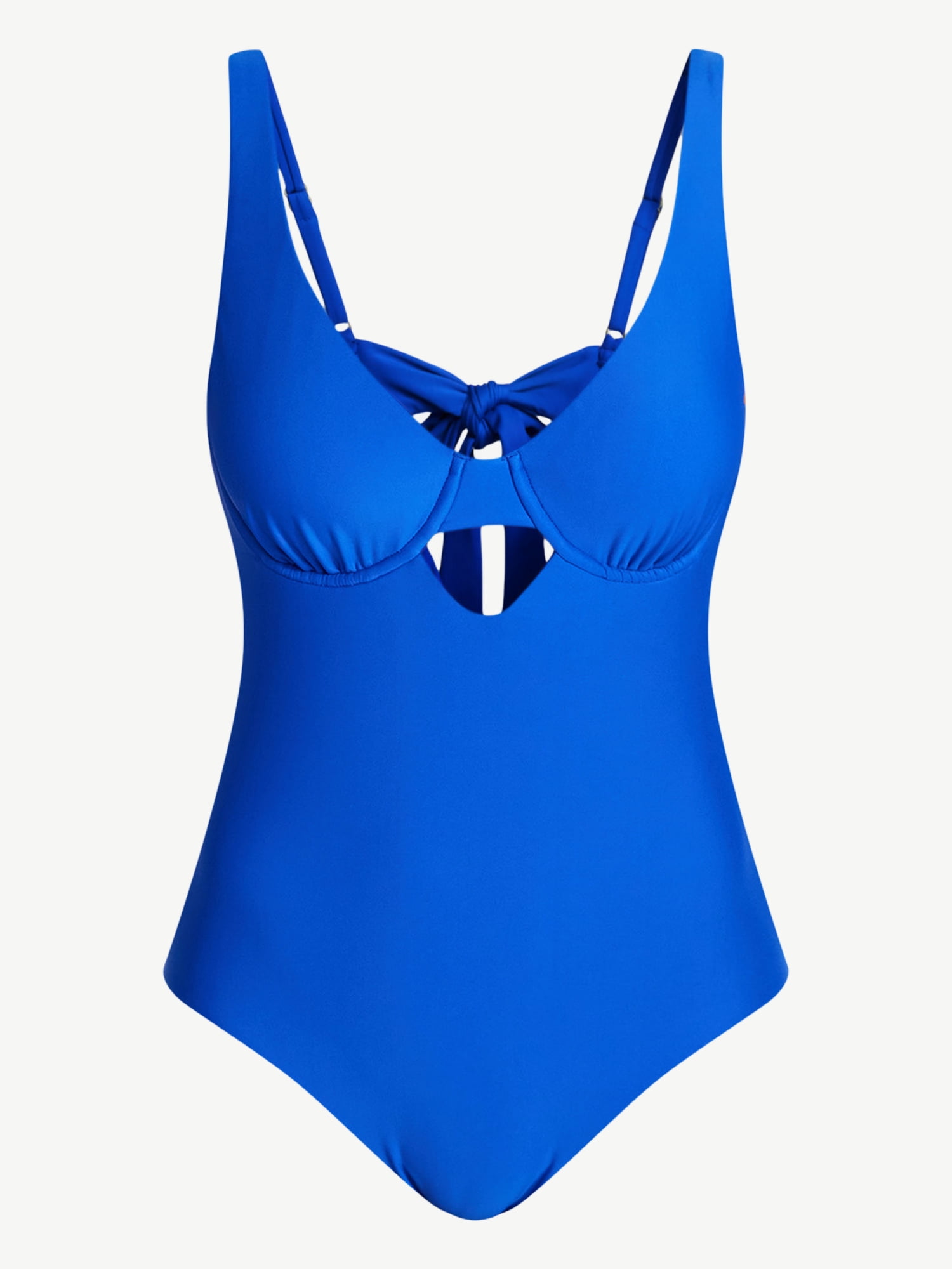 Time and Tru Women's Underwire One Piece Swimsuit, Sizes XS-3X