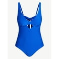 thumbnail image 5 of Time and Tru Women's and Women's Plus Size Underwire One Piece Swimsuit, Sizes XS-3X, 5 of 6