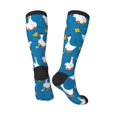 thumbnail image 4 of Balery Cartoon Goose Fun Novelty Socks Men'S Women'S Crew Socks Funny Crazy Novelty Socks Quirky And Cool Socks, 4 of 9