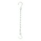 thumbnail image 2 of Cadena colgante con ganchos para macetas, comederos para pájaros, faroles y adornos: cadena de eslabones metálicos ajustable para decoración de interiores y exteriores., 2 of 6