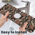 thumbnail image 6 of Pofeuu Paisley6 Print Splash Guard for Sink Faucet Sink Gadgets-Splash Guard Behind Faucet Drip Catcher for Kitchen, Bathroom,Sink Mat, 6 of 7