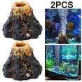 thumbnail image 1 of 2 Uds Bomba Aireación Piedra Acuario Ornamento Simulación Volcán, 1 of 8